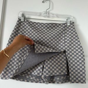 Lelis checkered skort